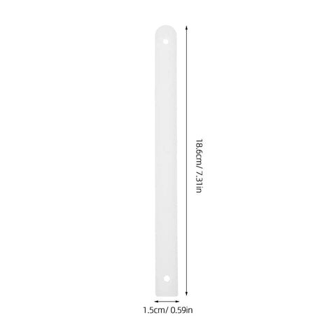 White Plastic Drawer Slides Full Extension Kit For Stable Smooth Gliding In Cabinets And Furniture Easy Installation shown