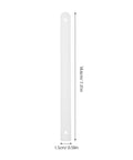 Heavy Duty Plastic Drawer Slides for Dressers and Office Desks With Full Extension Smooth Operation and Easy Install No Tools Required for Quick DIY Furniture Projects and Cabinet Drawers, 18.6cm white plastic slide
