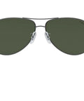 Carbon Fiber Frame Polarized Aviator Sunglasses For Men Dope Lightweight Durability With Gunmetal Finish And Dark Green Lenses
