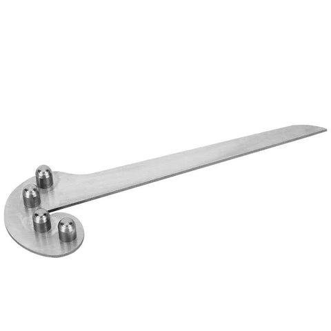 Pro Grade Woodworking Gauge Ruler Portable Handy Marking Tool Made From Stainless Steel For Metalworking And Angle Layout