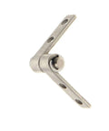 0.1Nm Iron Nickel Plated Torque Type Friction Positioning Hinge Left Silver Tone 2 Pack Bettomshin Cabinet Door Hinges For Light Duty