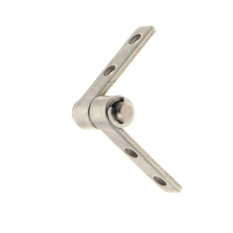 0.1Nm Iron Nickel Plated Torque Type Friction Positioning Hinge Left Silver Tone 2 Pack Bettomshin Cabinet Door Hinges For Light Duty
