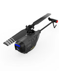 C127AI Scout RC Drone With Brushless Single Rotor Beast Mode Performance, 1080P Camera, close-up on helicopter design