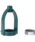 Rock Solid Portable Drill Press Square Tenon Converter Log Furniture Joinery Adapter quick install chisel kit parts in green steel.