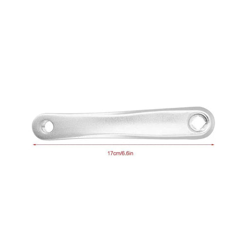 Lightweight 170mm Left Crank Arm For Mountain Bikes Aluminum Alloy 7.1 Ounces Crankset Arm Replacement with Diamond Hole