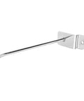 15cm Wall Panel Hooks Set Of 25 Heavy Duty Chrome Slat Wall Hooks for Shop Displays, welded construction visible at an angle