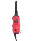 Long Reach Heavy Duty Electric Die Grinder Up To 15000 RPM Six Variable Speeds ergonomic red design showing non slipping grip and controls.