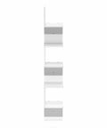Corner Wall Shelves 5-Tier S-Shape Floating Rack In White, Space-Saving Corner Display Shelf For Bathroom, Bedroom, Living Room, Easy Assembly, Modern Wall Mount Shelf For Books, Decor, And Small Items, white particle board