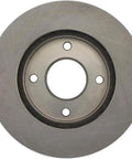 Centric C-Tek front brake rotor, 4-lug pattern, automotive replacement for Infiniti, Nissan, Renault