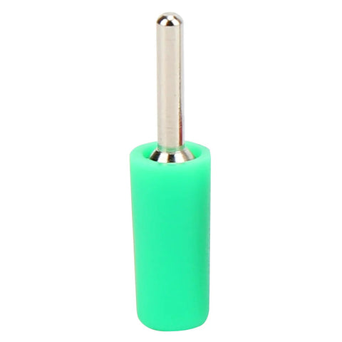 Green connector from Ten Piece Straight Banana Plug Connectors Set for Welding Automotive and DIY Projects, brass 2mm pin