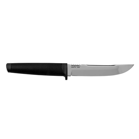 Outdoorsman Lite 6 Inch Fixed Blade Knife with 4116 Stainless Steel Textured Kraton Handle, side view