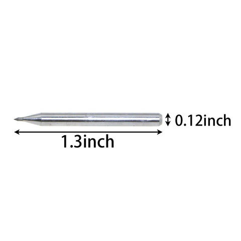 Premium Rock Hard Tungsten Carbide Scribe Nib Replacement Set Heavy Duty Workhorse Tips 1.3 inch long precision tip