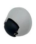 Front omni-directional wheel for Roborock vacuum cleaners, white body with black front cap.