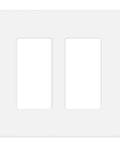 10 Pack Screwless Decorator Wall Plates for 2 Gang Outlets Switches and GFCI White Built Tough Polycarbonate Cover Plate