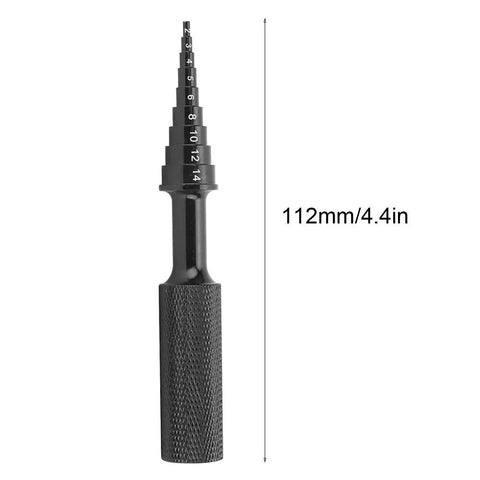 Badass RC Bearing Removal Tool 2 To 14 Millimeter Aluminum Alloy Steering Hub Carrier Disassembly Kit Non Slip Grip Extractor For Remote Control Cars Black