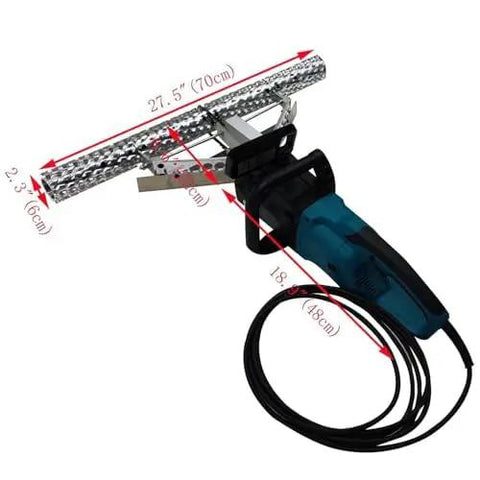 Badass Performer Foam Planer Saw And Insulation Trimmer Works Like A Charm On Spray Foam Polyurethane Wall Cleanup, 27.5" long.