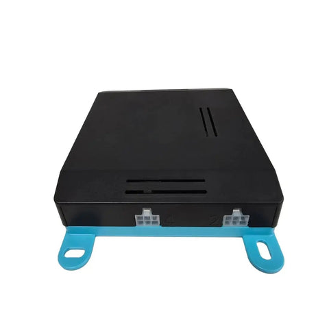 Four Channel Hall Effect Linear Actuator Control Box Featuring Synchronous Motion Sync and Dead Simple Plug And Play Setup, top view.