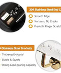 Slick Clear Acrylic Stair Handrail With Kickass Crystal Bubble Design Wall Mounted Indoor Railing Kit features 304 stainless steel end caps and brackets.