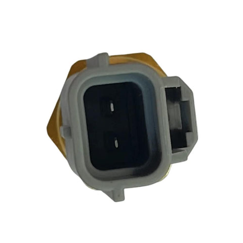 DAOKACUO coolant temperature sensor with gray 2-pin connector and yellow housing
