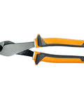 Insulated Diagonal Cutting Pliers 8 Inch, 1000V Rated, VDE Certified, Angled Head, Pro Grade Wire Cutter For ACSR And Nails, White Warning Layer Shows Insulation Health, Made In USA