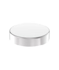 LiftSun 2-inch N42 disc magnet, neodymium, 1/2-inch thick, silver, 1-pack