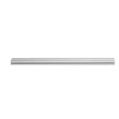 Adjustable 100-1400mm Silver 4080 T-Slot Aluminum Extrusions 40x80mm Profile Frame For CNC Laser Engraving Machine 6063-T5 Lightweight Yet Strong Corrosion-Resistant Aluminum Build For Automation Equipment Projects, side view
