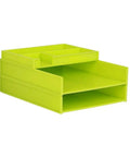 Must Have Three Layer Desk Organizer Set With Two File Trays And One Sundries Tray For Mail And Documents, Anti Static PS Material