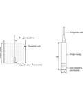 Diagram of Go-To Submersible Water Level Sensor For Oil Tanks 24V DC 4-20mA Output 0-2 Meter showing components and connections.