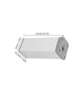 Four Piece Adjustable Furniture Legs for Sofa and Table, 12cm Aluminum Alloy Height Adjustable Feet with Moisture Isolation