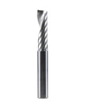 Rock Solid Solid Carbide CNC Router Bits Set Featuring Eight Precision Milling Cutters For Wood Carving Engraving And T Slot Jobs With 6mm And 6.35mm Shanks Built Tough, showcasing a precision spiral milling cutter.