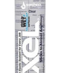 Heavy Duty Lexel Adhesive Curl Two Ten Point Five Ounce Tubes Crystal Clear Game Changer Sealant in a tube, designed for quick repairs.