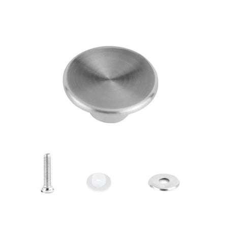 Awesome 10 Piece Pot Lid Replacement Knobs With Curved Loop Handles For Smooth One Hand Lifting Plus Stainless Steel Dishwasher Safe Cookware Parts Kit stainless steel knob with screw and washer