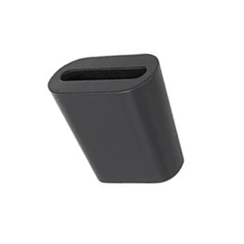 Non Slip Sink Rack Feet Set With Rubber Bumpers For Scratch Proof Protection Easy No Tool Installation, single black rubber foot detail