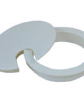 3 Inch White Round Wire Management Grommet with Removable Lid for Cut Hole Size 3.0 Inch Inside Diameter 2.77 Inch Pass Through