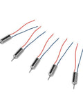 Five Pack Coreless Micro DC Motors Set With High Speed 32250 RPM Tiny 4mm Diameter 4.5V 0.12A 0.12W Ideal For Model Aircraft Tiny Toys