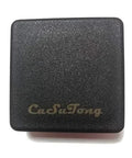 8 Pack 1 1/2 Inch Square Black Plastic End Caps For Square Tubing And Furniture Finishing Plugs top view