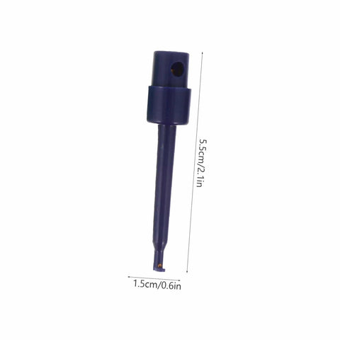 Test Hook Probe Kit For Digital Multimeter Leads With Safe Insulated Plastic Boots Round Test Hooks And Mini Clips That Grip Tiny Components Tight Powerful Spring Tension Keeps Contacts Secure And Short Free single probe 5.5cm