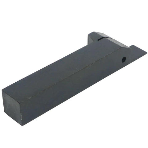 Heavy Duty CNC Lathe Grooving Tool Holder With Three MGMN300 Carbide Blades 0.787 Inch MGEHR2020 3, alloy steel, side view