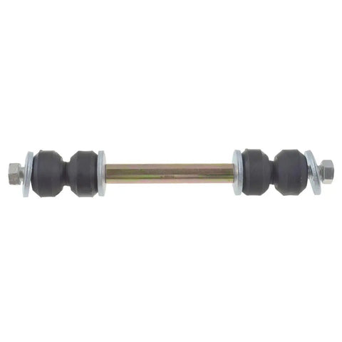 Built Tough Eight Piece Front Steering Suspension Kit With Heavy Duty Control Arms Ball Joints Tie Rods And Sway Links For 2015 2016 Cadillac Escalade front sway bar link with metal ends and rubber bushings.