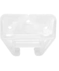 12 Piece Plastic Drawer Guides With Mounting Screws, Center Mount Glide Rails For Dressers And Cabinets, No Sweat Furniture Repair Hardware That Rolls Smooth As Silk, white plastic glide bracket.
