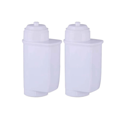 Premium Coffee Maker Water Softening Filter For Cleaner Drip And Smoother Daily Grind With Advanced Mineral Optimization, two white cartridges.
