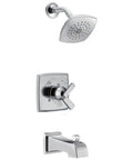 Ashlyn 17 Series Single Handle Tub And Shower Trim Kit With Single Spray Touch Clean Shower Head Chrome Finish Water Sense Certified And Pressure Balance Valve For Safe Temp Control Not Included