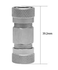 HMKUGO stainless steel 8mm female quick-disconnect coupling for paintball HPA/CO2 refills