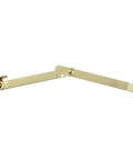 Brass Finish Folding Support For Tables, Shelves And Chest Lids, Keeps Lids From Slamming Shut, Durable Steel Construction, Includes Fasteners