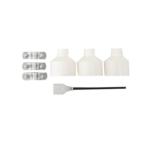 PVC connectors and mounting components for 220V 1000W Portable Water Turbine Generator With Aluminum Alloy Housing, Three-Pipe Hydro Turbine.