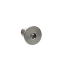 Sick Titanium Steering Wheel Bolts M5 X 12mm Six Piece Countersunk Flat Head Screw Kit showing a flat head titanium bolt.