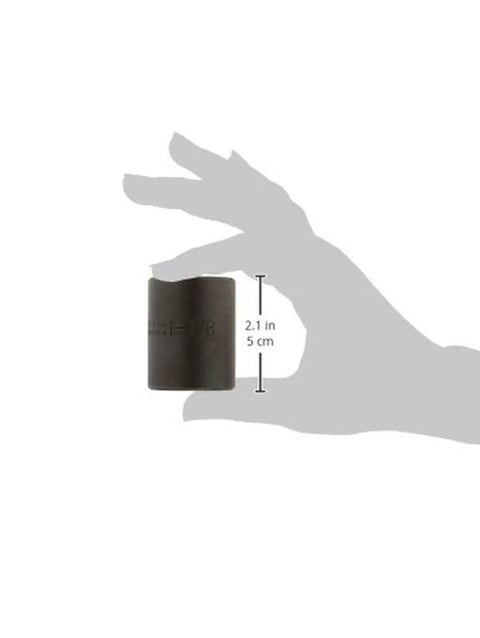 Heavy Duty Half Inch Drive Impact Socket One And One Eighth Inch Twelve Point TorquePlus Quick Engagement in hand for size reference