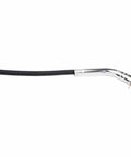Fuel Tank Filler Neck With Hose For Ford F Series Trucks 90-96 F150 Midship Tank 97 F250 HD 5.8L V8 90-95 F350 7.5L Replacement Part Direct Fit OE Style Easy Install, showing side view with metal and rubber construction.