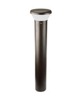 Heavy Duty Led Bollard Light 42 Inch Outdoor Pathway Fixture With Adjustable Watts And Tunable Temps For Driveway Glow Up And Backyard Hangout Spot Ul Listed One Pack dark bronze cylindrical light post with white top