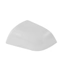 Fresh White Driver Side Mirror Lower Cover Replacement For Tesla Model 3 2017 To 2021 solid trim cap angled view